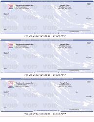 Three on a Page Business Checks